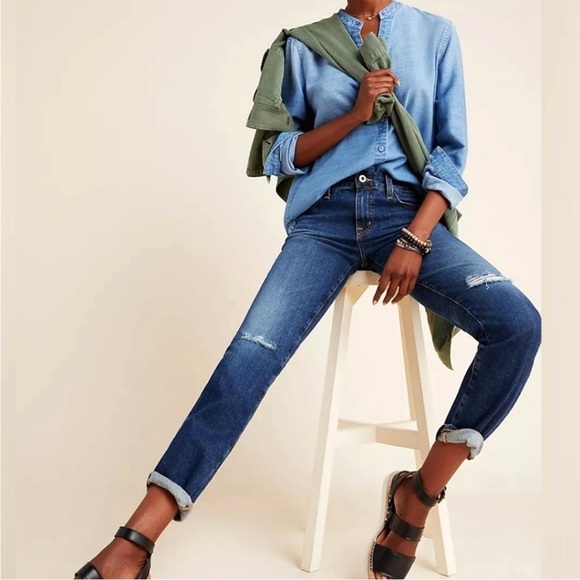 AG 26x27 Ex-Boyfriend Slouchy Slim Jeans 0540 midrise jeans mid rise - Picture 1 of 11